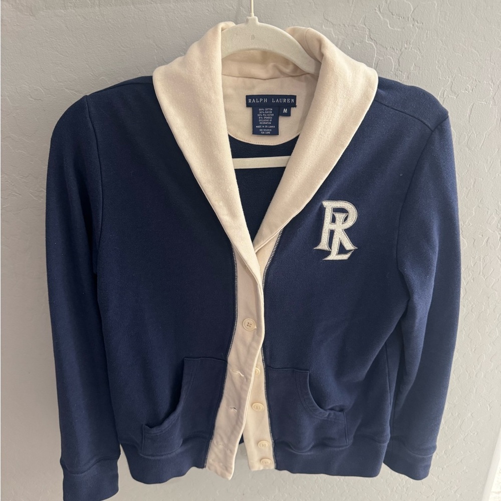 Ralph Lauren Blazer in Navy and Cream